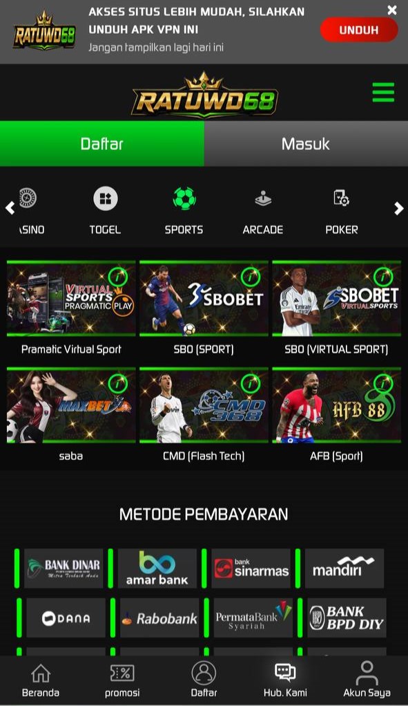 RATUWD68 pusat bantuan