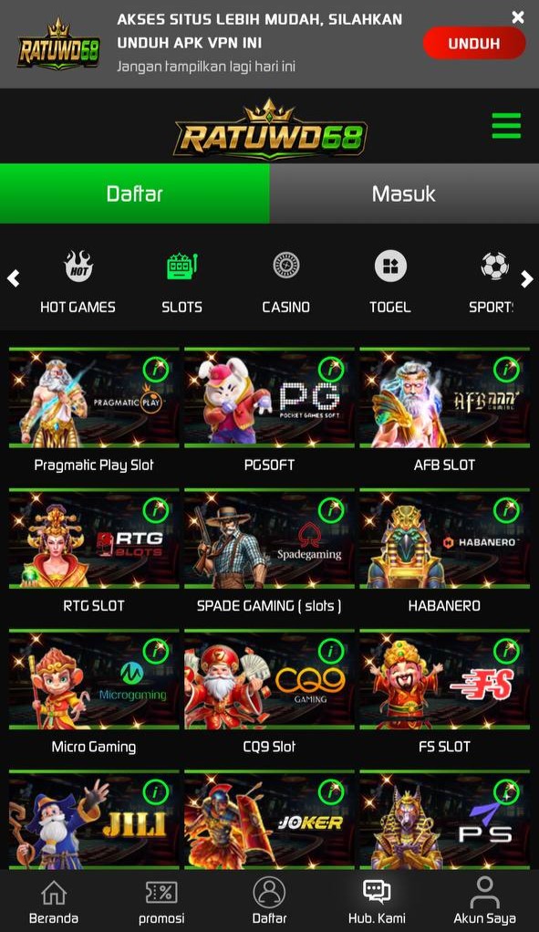 RATUWD68 promo cepat